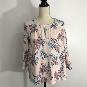 Long sleeve floral top